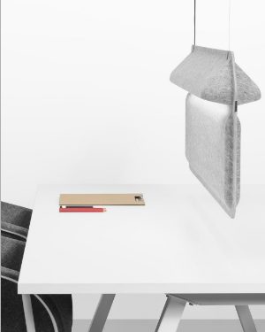 Workplace divider lamp